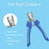 6-Piece Pet Grooming Scissors and Nail Clippers Set - Professional Dog and Cat Grooming Tools