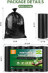 50 8 5 1.1 Portable Toilet Bags, Thick Biodegradable Camping Toilet Bags for Portable Potty, Gal Compost Toilet Waste