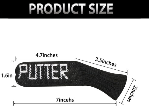 LeFeng Golf Blade Putter Cover – Knitted Ping Putter Head Cover in Premium Lightweight Material