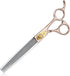 JASON 7.5" Dog Grooming Scissors - Professional Thinning Shear with 54 Teeth Japanese 440C Stainless Steel Blender
