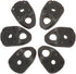 Lixada 6pcs Nylon Single Eyelet Tie Down Loop Safety Anchor Deck Fitting for Kayaking Canoeing Rafting