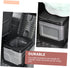 TOPPERFUN Portable Folding Toilet Compact Emergency Potty for Car Camping and Travel Lightweight for Outdoor Use