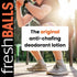 FRESH BALLS Lotion | Anti-Chafing Comfort Men's Cream to Powder Deodorant for Groin Area, 3.4 fl oz (Pack of 2)