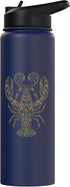 PixelPunch Boho Crawfish Boil Lobster Co. Lobster Design Bohemian Art Psychedelic Ornamental Crawfish Stainless Steel