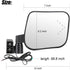 Roykaw Golf Cart No Drilling Folding Side Rear View Mirror - Compatible with LED Turn Signal Light, Universal