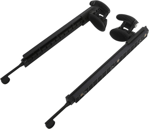 NovelBee Adjustable Locking Foot Braces Pedals for Kayak Boat Direction Control (Left and Right)