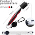 OBTANIM 2 Pack Golf Club Brush, Groove Cleaner Tools with Retractable Zip-line Carabiner for Golf Bag Accessories
