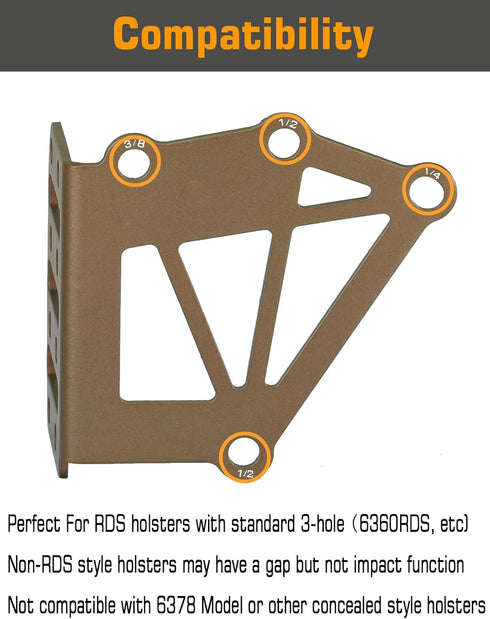 Tactical Holster Adapter Tourniquet Holder Mount QLS Police Gear Accessories for Belt Attachment