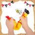 AMOR PRESENT Squeaky Rubber Chicken, Pirate Squeeze Chicken Toy for Halloween Party, Chew Toy for Pets, Prank Novelty
