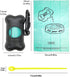 (1 15 Dog Poop Pickup Bags Holder Dispenser with Standard-Sized Leak-Proof Scented Doggy Waste Bags and Carabiner