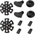 Hiking Walking Sticks Replacement Tips 10 Pack, Rubber Protectors, Snow & Mud Baskets Set for Trekking Poles