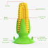 Guardians Dog Squeaky Chew Toy, Teeth Cleaning Stick for Small Medium Dogs, Suction, Aggressive Chewers (Yellow Corn)