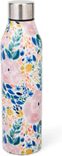 Mary Square SH00054 Enchanted Garden Pink Rose 17 ounce Stainless Steel Sport