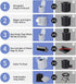 Generic Commode Backpack, Portable Toilet for Camping, Portable Potty for Adults, Porta Potty Travel Toilet Bucket