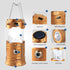 LED Camping Lantern, Solar and Rechargeable, Collapsible Portable Light for Daily Use and Emergencies