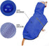 Dog Raincoat for Large Dogs, Adjustable Belly Strap Rain Jacket with Leash Hole - Waterproof Lightweight Breathable