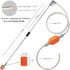 Compact Aquarium Siphon Vacuum and Water Changer Kit with Cleaning Brush for Small Fish Tanks