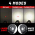 Red/Green Laser Light Combo, 900 Lumen Magnetic Charging Laser Sight with Rechargeable Battery