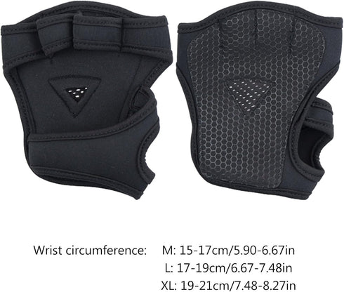 YS0911 2Pcs Silicone Anti-Slip Four Finger Workout Glove Weight Training Gloves Gym Gloves Weight Lifting Gloves