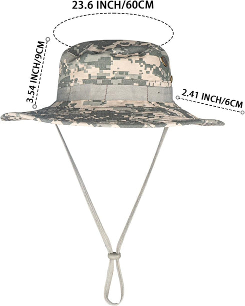 Sun Hats for Men and Women - Bucket Hat UPF 50+ UV Protection Boonie Hat for Fishing Hiking Garden Beach