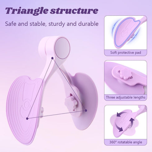 Vornetil Pelvic Floor Muscle Trainer with Resistance Band, Hip & Pelvic Trainer Kegel Exerciser,Adjustable Inner Thigh