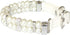 KUDES Dog Cat Pearl Collars with Crystal Rhinestone, Adjustable Cute Fashion Pet PU Leather Necklace for Small Dogs