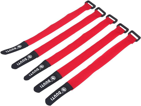 Hook & Loop Bands, 5Pcs/Set Adjustable Nylon Handlebar Tie Straps for Sports Cycling