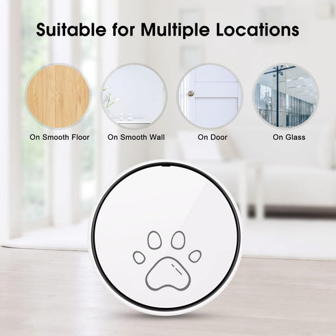 Communication 38 4 (1 2 Comsmart Smart Wireless Dog Door Bell, Doggie Doorbell for Pet Potty Training Go Outside Press
