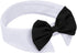 ZTON Handcrafted Adjustable Formal Pet Bowtie Collar Neck Tie for Dogs & Cats, S, Black