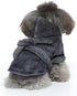 QHKFTW Luxury Small Dog Bathrobe - Soft Flannel Pajamas, Quick Drying Hooded Bath Robe, Super Absorbent Towel