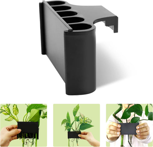 5 1.5inch Aquarium Plant Holder with Hole, Plastic Aquatic Plant Pot, Aquarium Planter Cups for Aquarium Plants Live