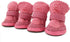 payanwin Anti-Slip Dog Boots Paw Protector, Winter Warm Skidproof Sneakers for Small Dogs (#1, Pink)