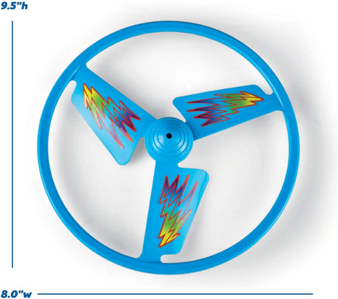 Kidoozie 5+ 50+ Rip Cord Flying Disc - STEM Toy for Kids - Flies Feet!