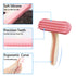 Oxiros 2 Pack Chinchilla Bunny and Grooming Brush Soft Silicone De-Shedding Bath & Massage Comb for Rabbits, Guinea