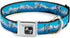 Dog Collar Seatbelt Buckle, 1.5" Wide, Fits 18-32" Neck, Large