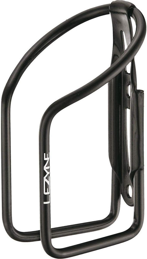 LEZYNE Power Bicycle Bottle Cage, Lightweight Aluminum Tube Construction, Secure Wrap-Around Design