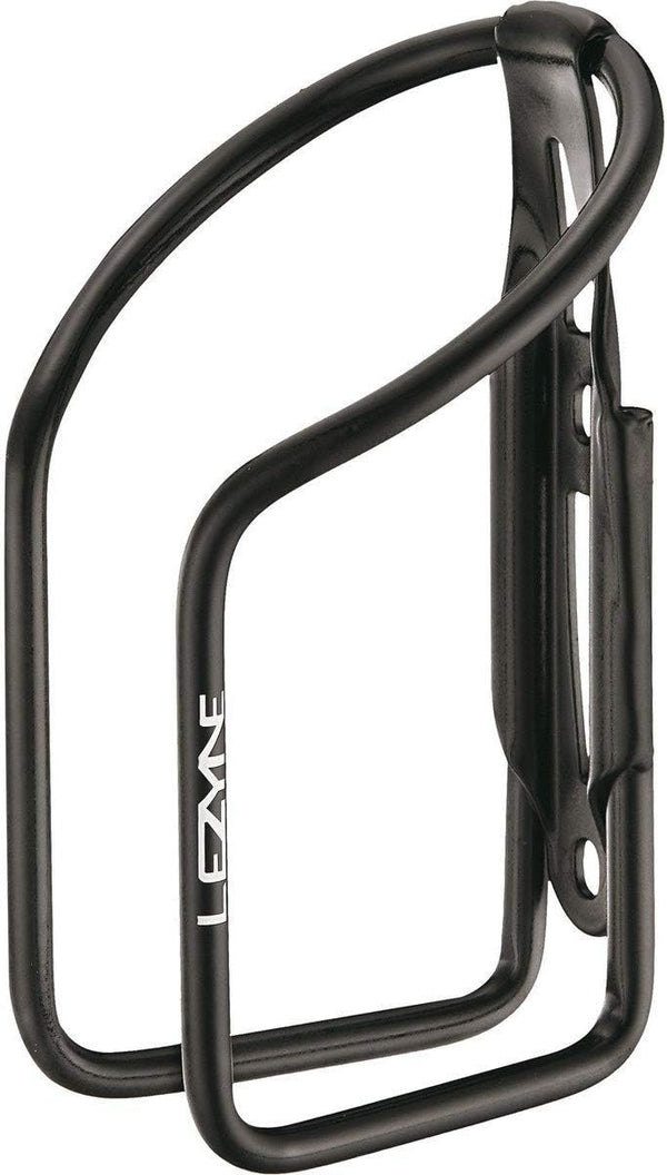 LEZYNE Power Bicycle Bottle Cage, Lightweight Aluminum Tube Construction, Secure Wrap-Around Design