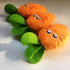 Orange Carrot Shape Chewing Plush Toy for Pets, Dog Cat Bite Squeaker Interaction Toy