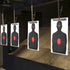 Juvale 50 Pack Paper Shooting Targets for Range, Bulk for Hunting Handguns Pistols Rifles Silhouette with Red Bullseye