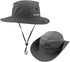 IYEBRAO 2 Pack Women's Ponytail Sun Hat, UV Protection Foldable Wide Brim Beach Cap