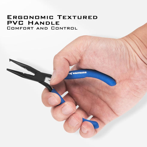 KastKing Intimidator Fishing Pliers, Corrosion Resistant Polymer Coated Tools with Tungsten Carbide Cutters