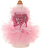 Fashion Sweet Puppy Dog Blingbling Princess Skirt, Pet Dog Lace Cake Camisole Tutu Dress, Pink Medium