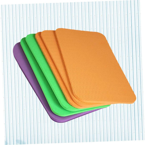 Veemoon 6pcs Exercise Matts for Floor Padded Yoga Mat Flooring Knee Pads Yoga Fitness Accessories Yoga Knee Elbow Small Mat Yoga Sitting Pad Kneeling Cushion Fitness Equipment Elbow Pads by Veemoon