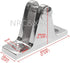 NRC&XRC2 PCS Marine Boat Deck Hinge Mount Bimini Top Fitting Hardware 316 Stainless Steel by NRC&XRC