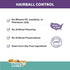 Natural Hairball Control Chews for Cats – Hairball Remedy with Omega 3 6, Zinc, Biotin, 70ct