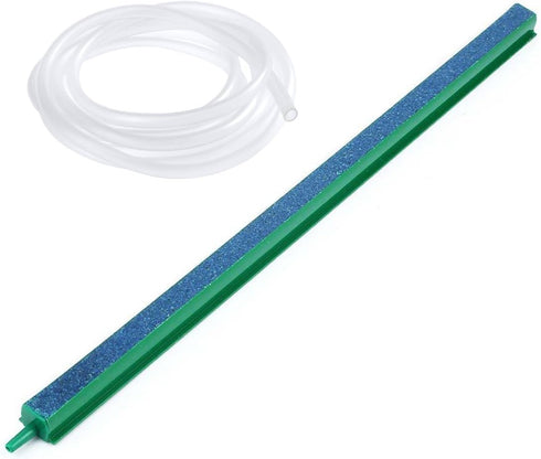 Saim 16 inch Aquarium Air Stone Bar, Bubbles Release Oxygen Diffuser Bar with 20ft Clear Airline Tubing