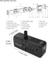 MQ 130GPH Submersible Water Pump (500L/H, 6W) with Filters and Water Nozzles for Aquarium