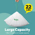 100 Pack 25.2" 11.81" Litter Box Liner Bags, Compatible with BCHARYA Self-Cleaning Cat Litter Box, Replacement Waste