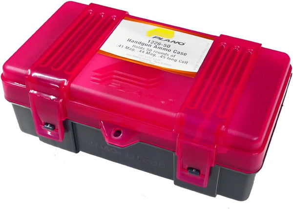 Plano Handgun Ammo Case, 50 Count for 9mm and .380ACP Ammo Storage