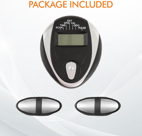 Universal Monitor Speedometer LCD with Heart Rate Measurement, Easy to Install Replacement Parts for Exercise Bikes